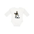 thumbnail image 1 of Inktastic Tri Color Corgi Boys or Girls Long Sleeve Baby Bodysuit, 1 of 5