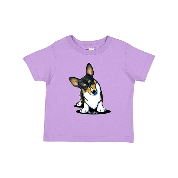 Inktastic Tri Color Corgi Boys or Girls Toddler T-Shirt