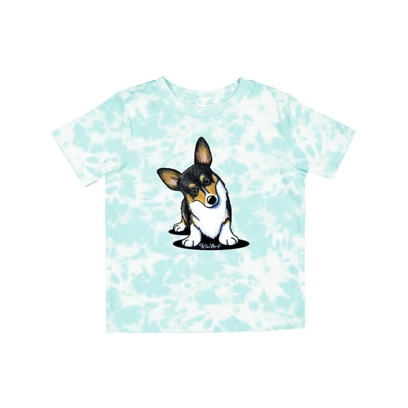 Inktastic Tri Color Corgi Boys or Girls Toddler T-Shirt