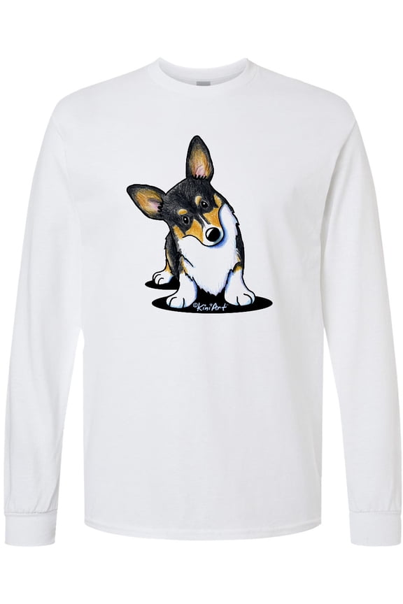 Tri Color Corgi Long Sleeve T-Shirt