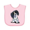 thumbnail image 1 of Inktastic Tri Color King Charles Spaniel Boys or Girls Baby Bib, 1 of 4