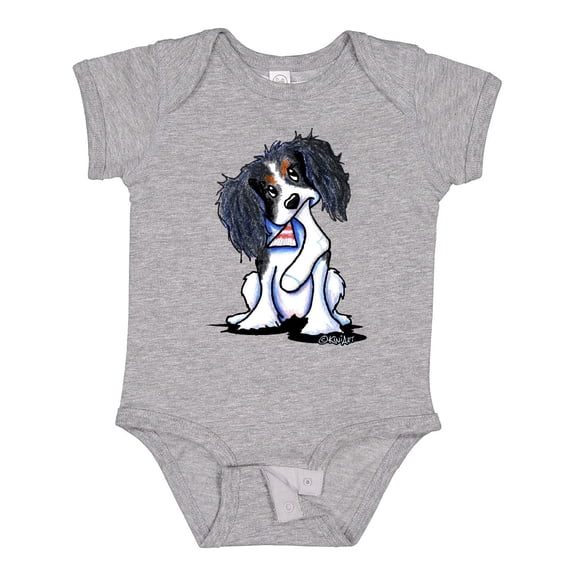 Inktastic Tri Color King Charles Spaniel Boys or Girls Baby Bodysuit