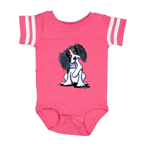 Inktastic Tri Color King Charles Spaniel Boys or Girls Baby Bodysuit