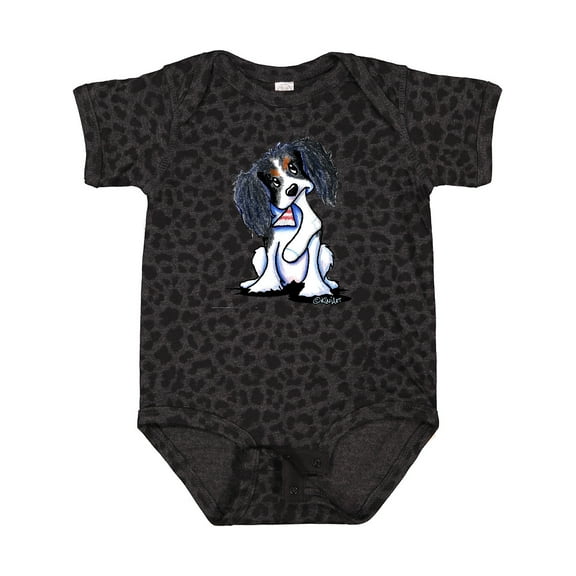 Inktastic Tri Color King Charles Spaniel Boys or Girls Baby Bodysuit