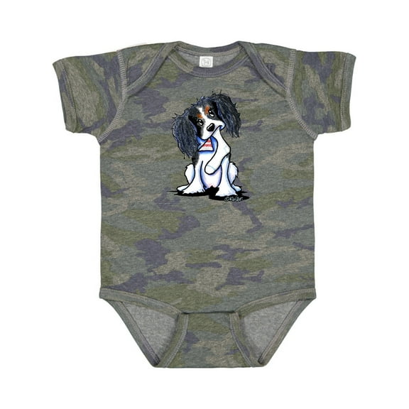 Inktastic Tri Color King Charles Spaniel Boys or Girls Baby Bodysuit