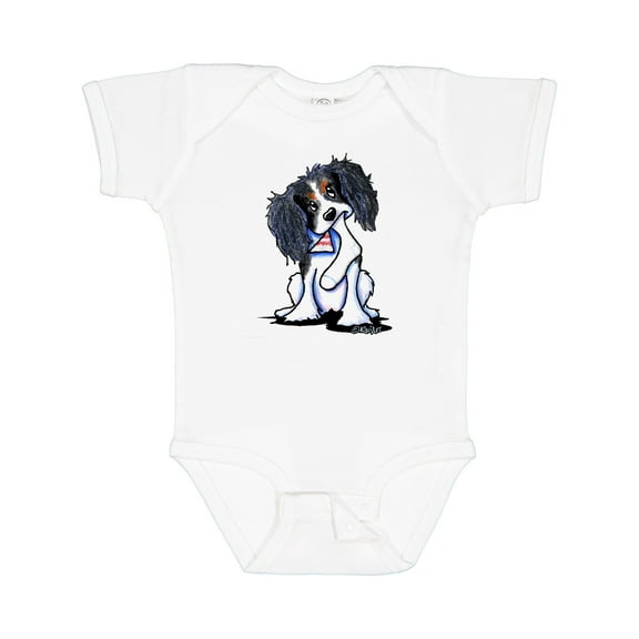 Inktastic Tri Color King Charles Spaniel Boys or Girls Baby Bodysuit
