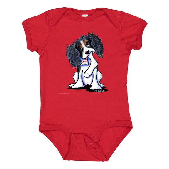 Inktastic Tri Color King Charles Spaniel Boys or Girls Baby Bodysuit