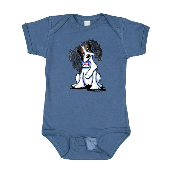 Inktastic Tri Color King Charles Spaniel Boys or Girls Baby Bodysuit