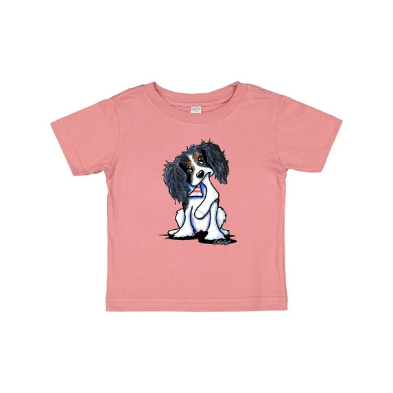Inktastic Tri Color King Charles Spaniel Boys or Girls Baby T-Shirt