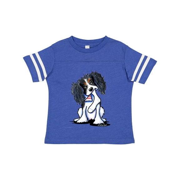 Inktastic Tri Color King Charles Spaniel Boys or Girls Toddler T-Shirt