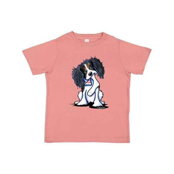 Inktastic Tri Color King Charles Spaniel Boys or Girls Toddler T-Shirt