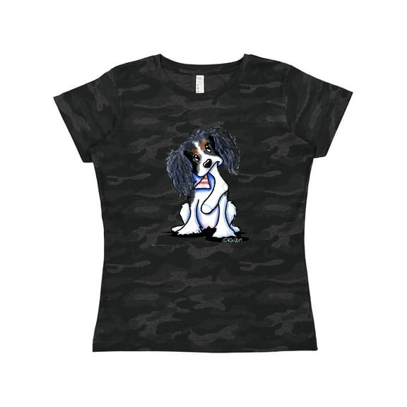 Inktastic Tri Color King Charles Spaniel Women's T-Shirt