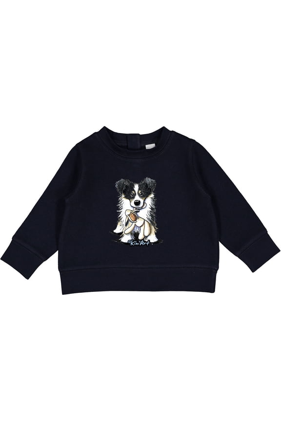 Tri-color Border Collie Baby Sweatshirt