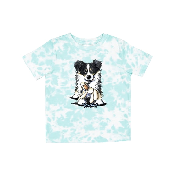 Inktastic Tri-color Border Collie Boys or Girls Toddler T-Shirt