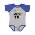 thumbnail image 1 of Inktastic Triathlon Sports Quote Must Tri Boys or Girls Baby Bodysuit, 1 of 5