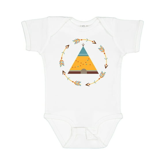 Inktastic Tribal Arrow Native Teepee Boys or Girls Baby Bodysuit