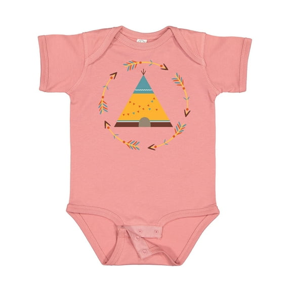 Inktastic Tribal Arrow Native Teepee Boys or Girls Baby Bodysuit