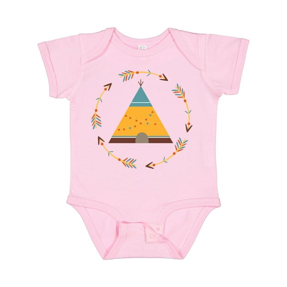 Inktastic Tribal Arrow Native Teepee Boys or Girls Baby Bodysuit