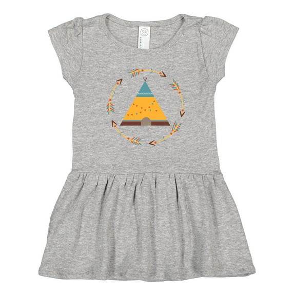 Inktastic Tribal Arrow Native Teepee Girls Toddler Dress