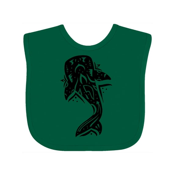 Inktastic Tribal Design Whale Shark Boys or Girls Baby Bib