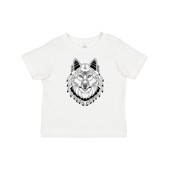 Inktastic Tribal Wolf Head Boys or Girls Baby T-Shirt