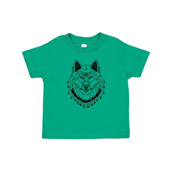 Inktastic Tribal Wolf Head Boys or Girls Baby T-Shirt