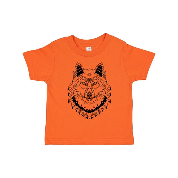 Inktastic Tribal Wolf Head Boys or Girls Toddler T-Shirt