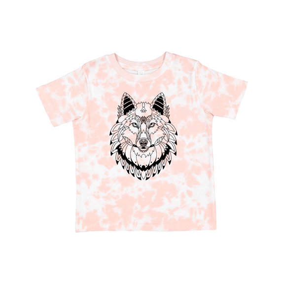 Inktastic Tribal Wolf Head Boys or Girls Toddler T-Shirt