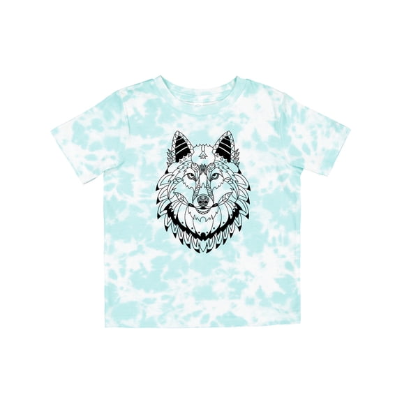 Inktastic Tribal Wolf Head Boys or Girls Toddler T-Shirt