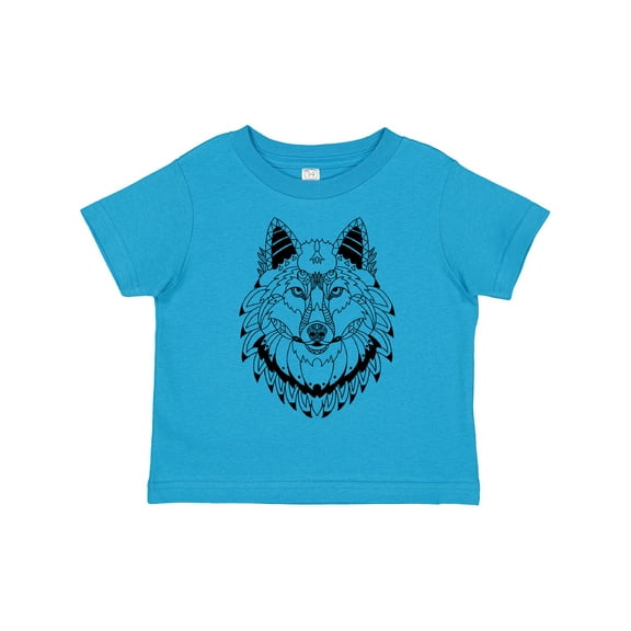 Inktastic Tribal Wolf Head Boys or Girls Toddler T-Shirt