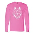 thumbnail image 1 of Inktastic Tribal Wolf Head Long Sleeve T-Shirt, 1 of 5