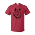 thumbnail image 1 of Inktastic Tribal Wolf Head T-Shirt, 1 of 5