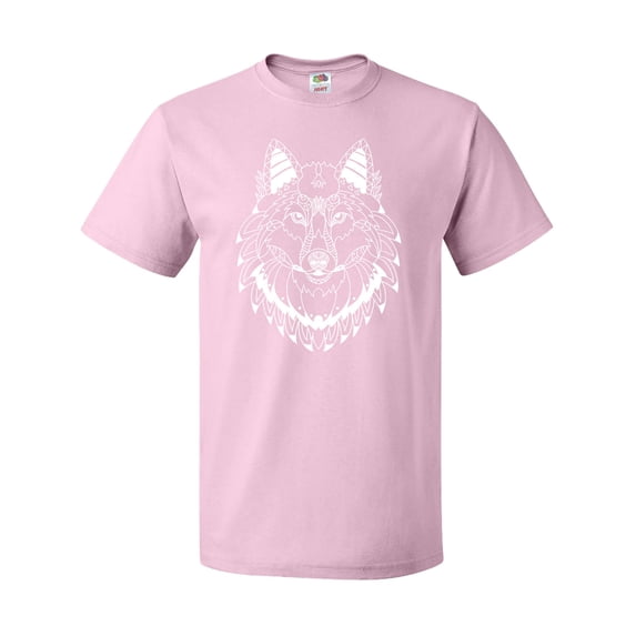 Inktastic Tribal Wolf Head T-Shirt