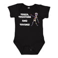 thumbnail image 1 of Inktastic Trick Treating and Trying Autism Awareness with Zombie Boys or Girls Baby Bodysuit, 1 of 5