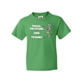 thumbnail image 1 of Inktastic Trick Treating and Trying Autism Awareness with Zombie Youth T-Shirt, 1 of 5