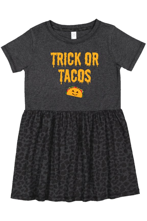 Trick or Tacos Girls Toddler Dress