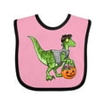 thumbnail image 1 of Inktastic Trick or Treat Franken-Raptor Boys or Girls Baby Bib, 1 of 4