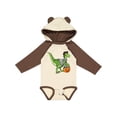 thumbnail image 1 of Inktastic Trick or Treat Franken-Raptor Boys or Girls Long Sleeve Baby Bodysuit, 1 of 5