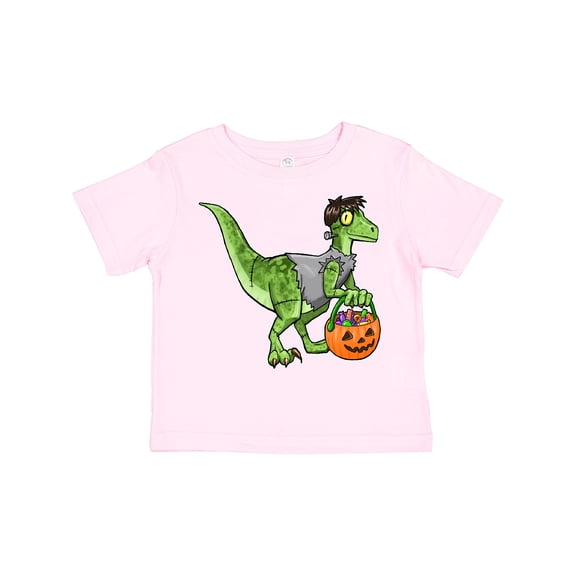 Inktastic Trick or Treat Franken-raptor Boys or Girls Toddler T-Shirt