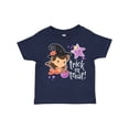 thumbnail image 1 of Inktastic Trick or Treat Mermaid Witch Hat Cauldron Boys or Girls Toddler T-Shirt, 1 of 5