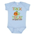 thumbnail image 1 of Inktastic Trick or Treat Now Gimme Candy with Halloween Pumpkin Boys or Girls Baby Bodysuit, 1 of 5