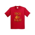 thumbnail image 1 of Inktastic Trick or Treat Now Gimme Candy with Halloween Pumpkin Youth T-Shirt, 1 of 5