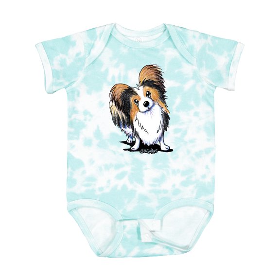 Inktastic Tricolor Papillon Boys or Girls Baby Bodysuit