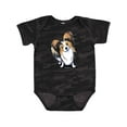 thumbnail image 1 of Inktastic Tricolor Papillon Boys or Girls Baby Bodysuit, 1 of 5