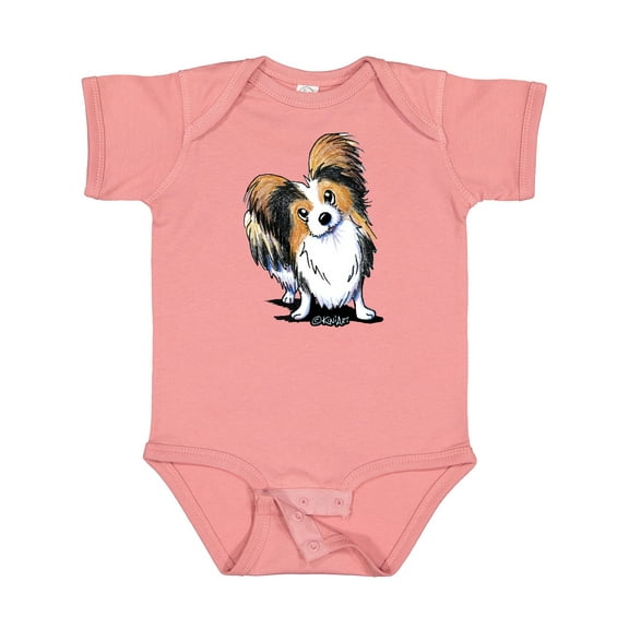 Inktastic Tricolor Papillon Boys or Girls Baby Bodysuit