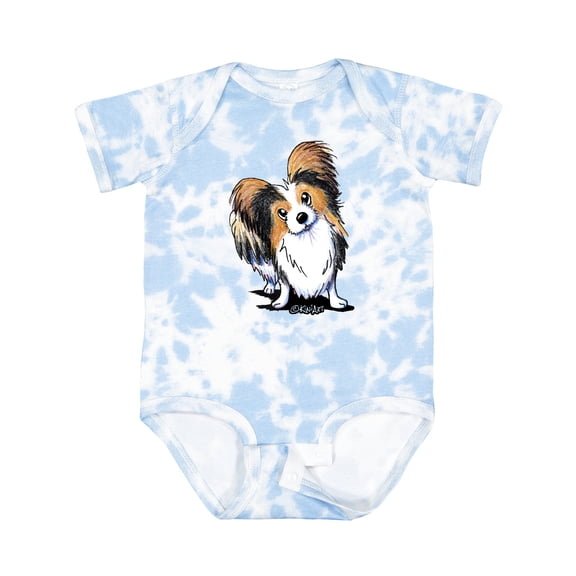 Inktastic Tricolor Papillon Boys or Girls Baby Bodysuit