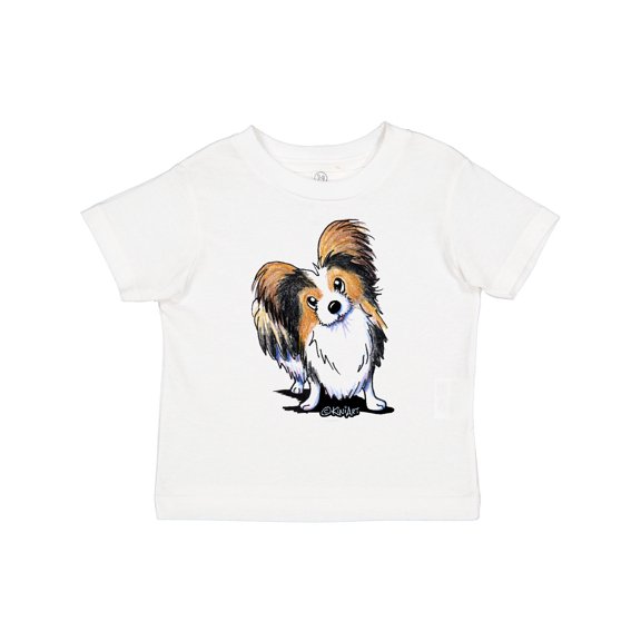 Inktastic Tricolor Papillon Boys or Girls Toddler T-Shirt
