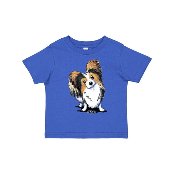 Inktastic Tricolor Papillon Boys or Girls Toddler T-Shirt