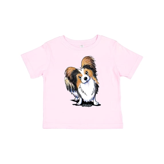 Inktastic Tricolor Papillon Boys or Girls Toddler T-Shirt
