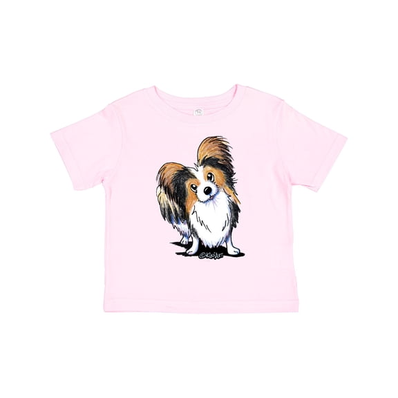 Inktastic Tricolor Papillon Boys or Girls Toddler T-Shirt